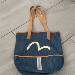 Brand new casual denim handbag
